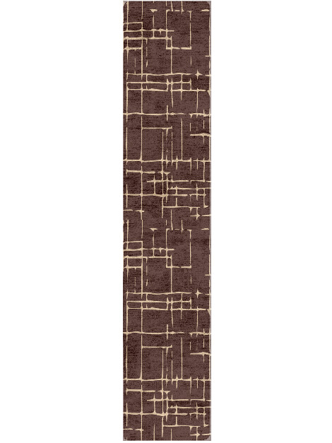Birr Minimalist Runner Hand Tufted Bamboo Silk Custom Rug by Rug Artisan