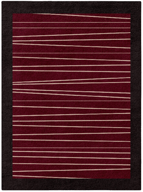Blackcurrant Geometric Rectangle Hand Tufted Pure Wool Custom Rug by Rug Artisan