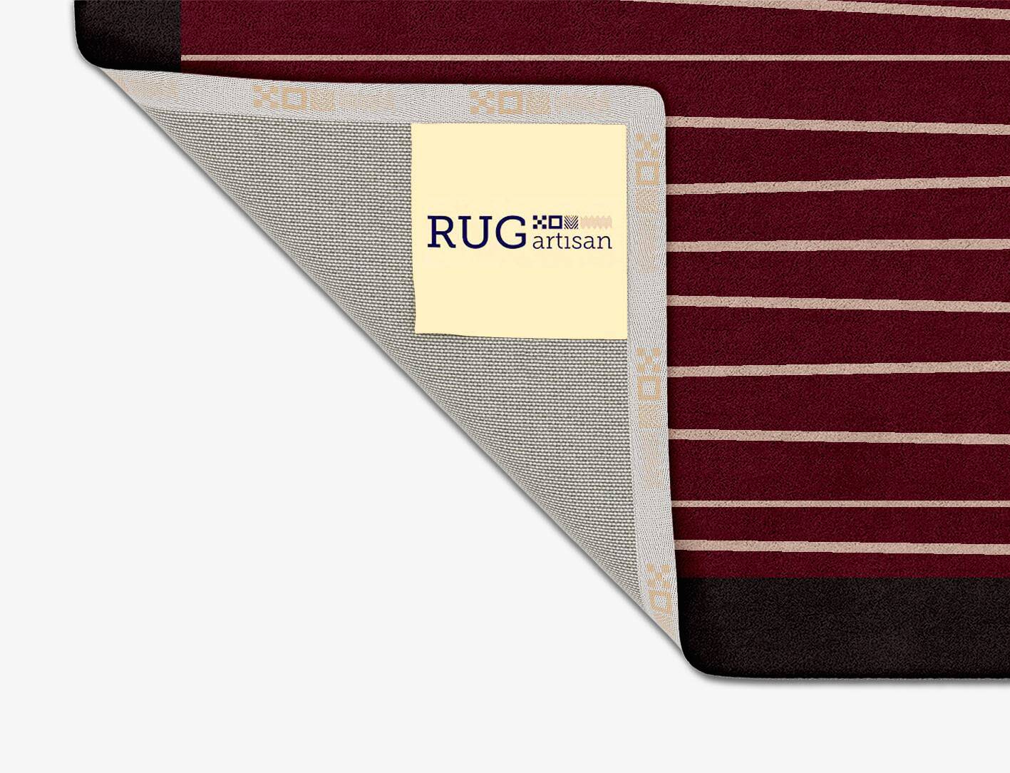 Blackcurrant Geometric Square Hand Tufted Pure Wool Custom Rug by Rug Artisan