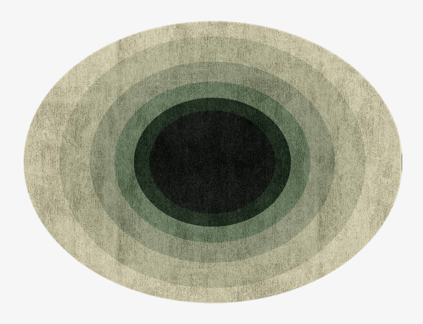 Blackwell Gradation Oval Hand Knotted Bamboo Silk Custom Rug by Rug Artisan