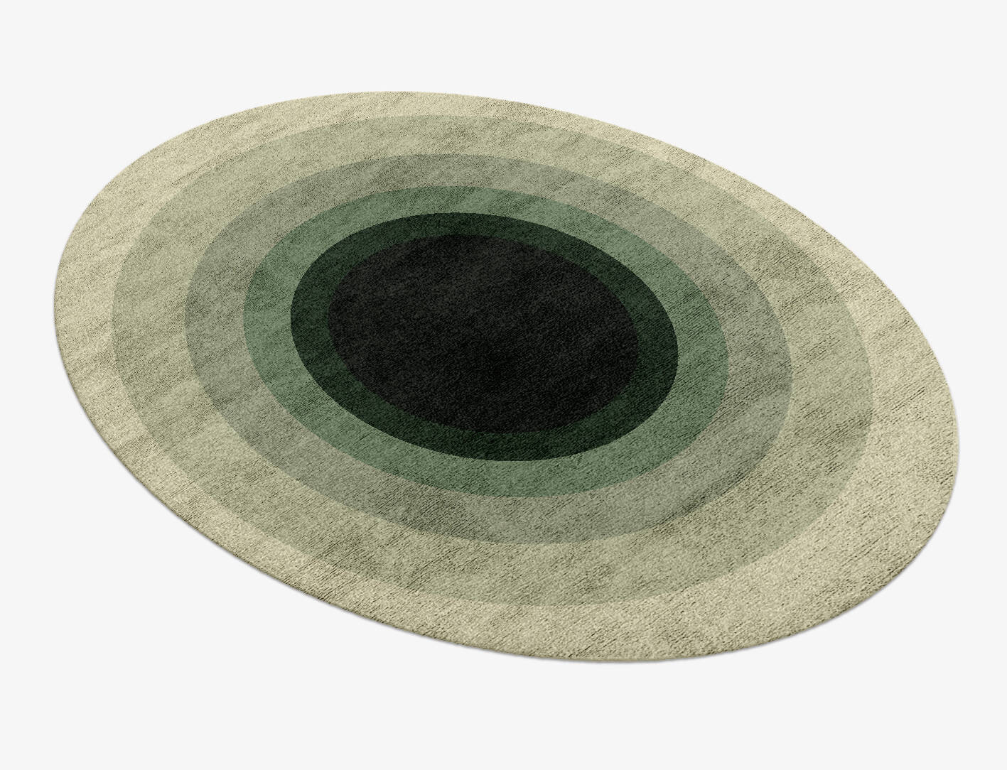 Blackwell Gradation Oval Hand Knotted Bamboo Silk Custom Rug by Rug Artisan
