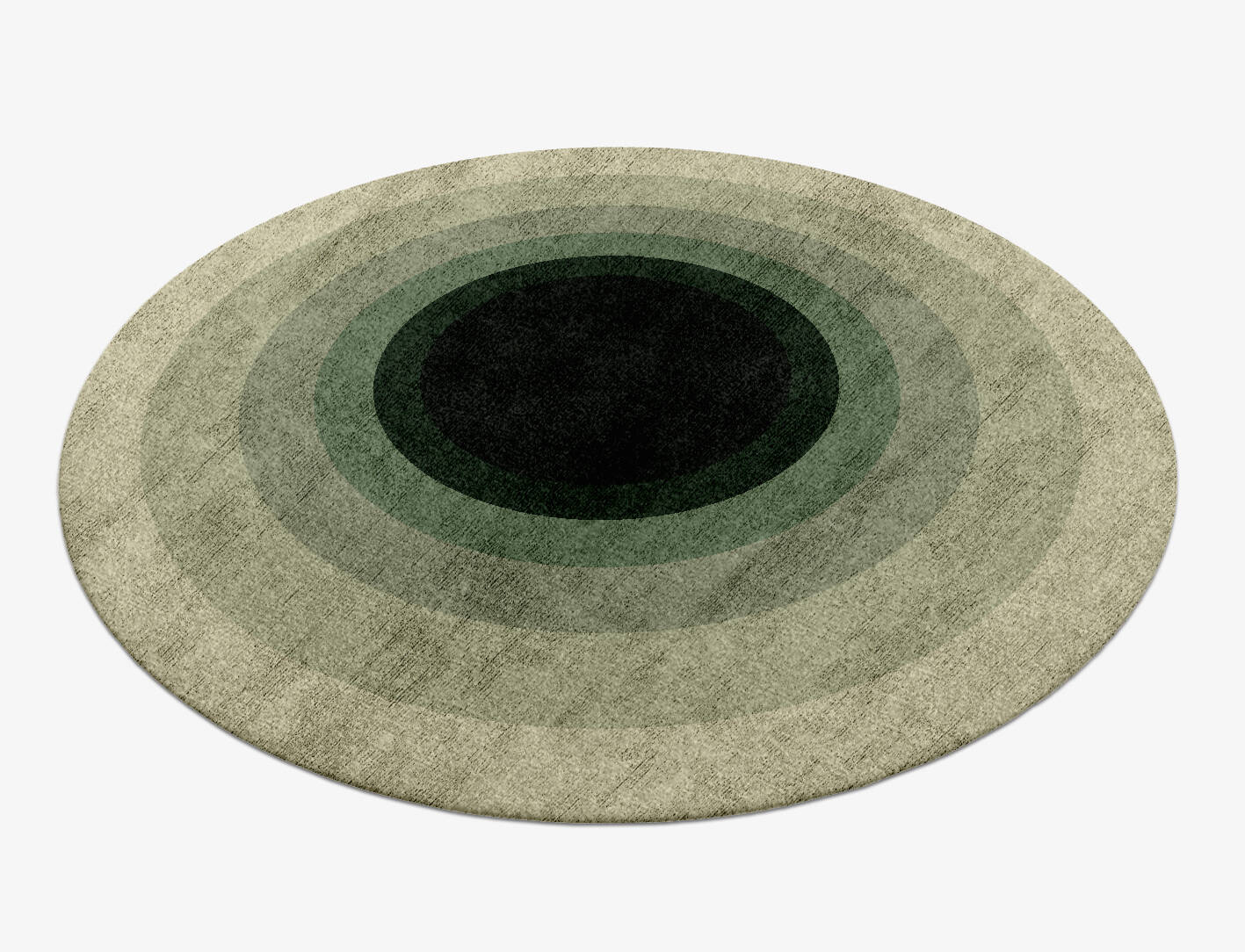 Blackwell Gradation Round Hand Knotted Bamboo Silk Custom Rug by Rug Artisan