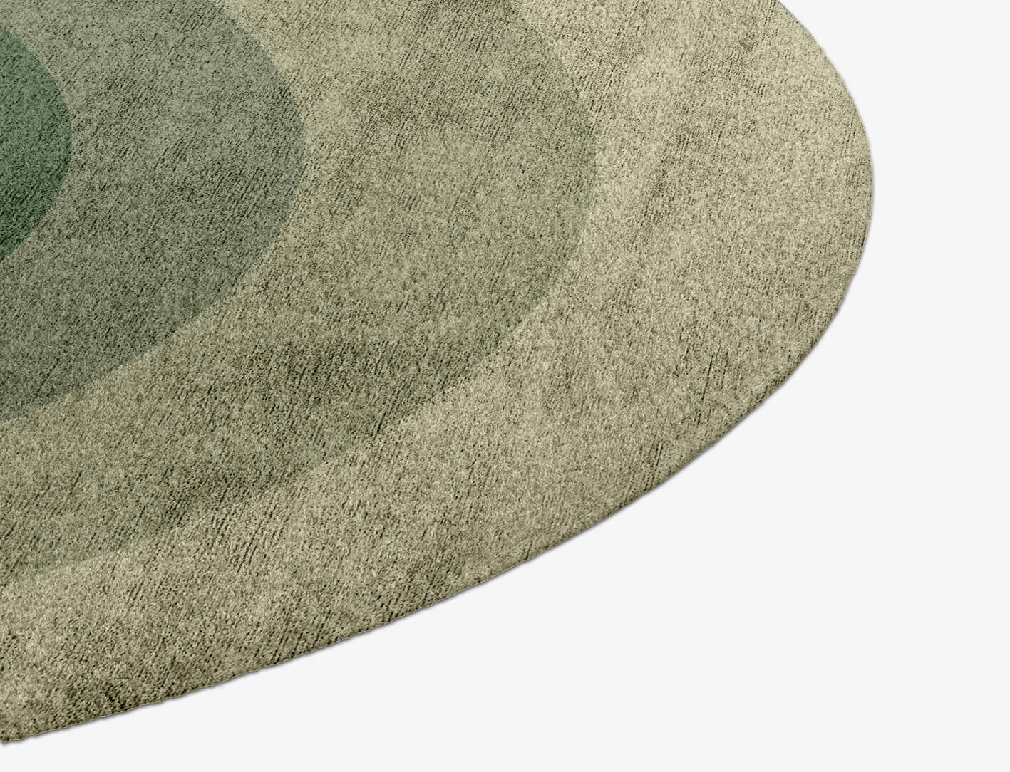 Blackwell Gradation Round Hand Knotted Bamboo Silk Custom Rug by Rug Artisan