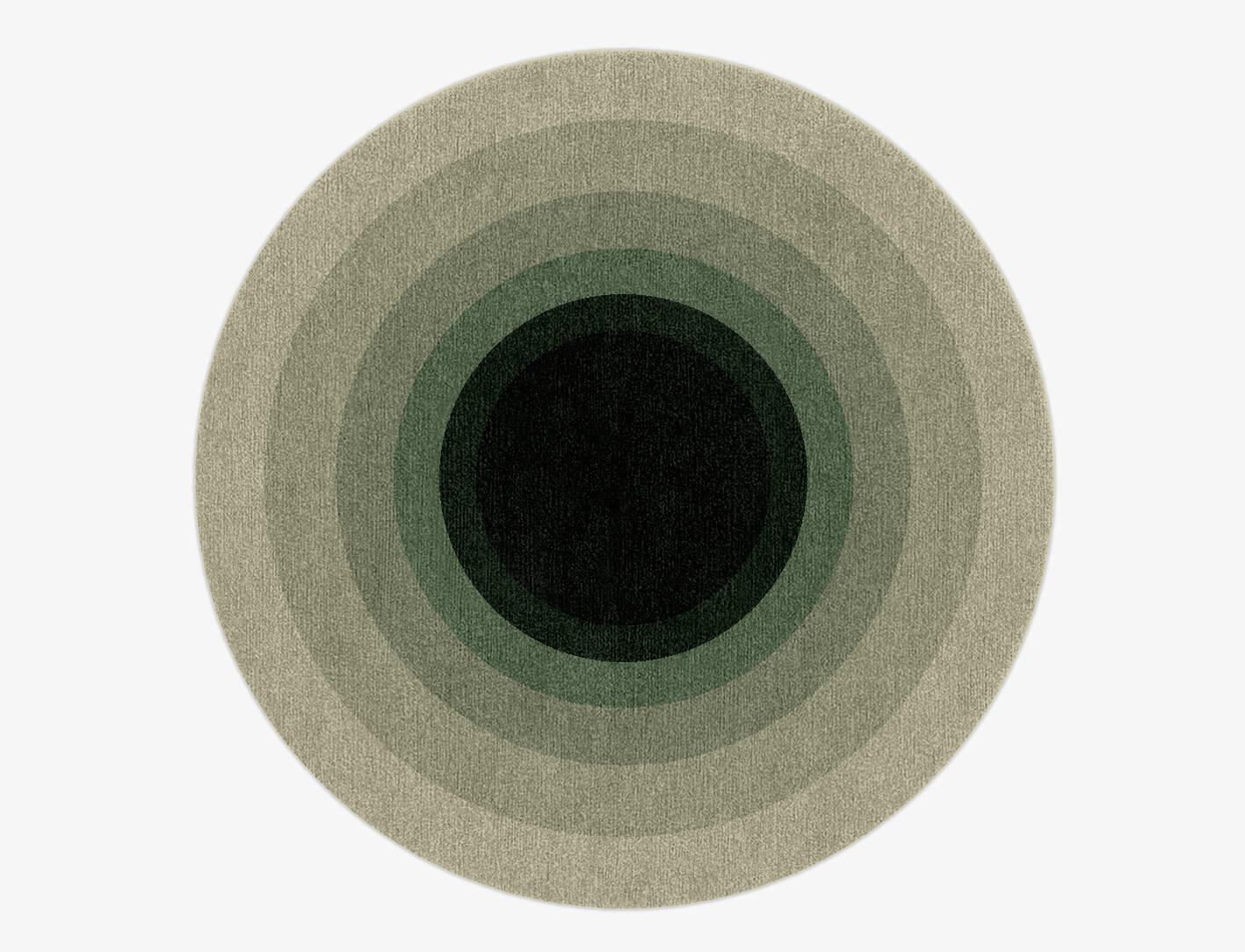 Blackwell Gradation Round Hand Knotted Tibetan Wool Custom Rug by Rug Artisan