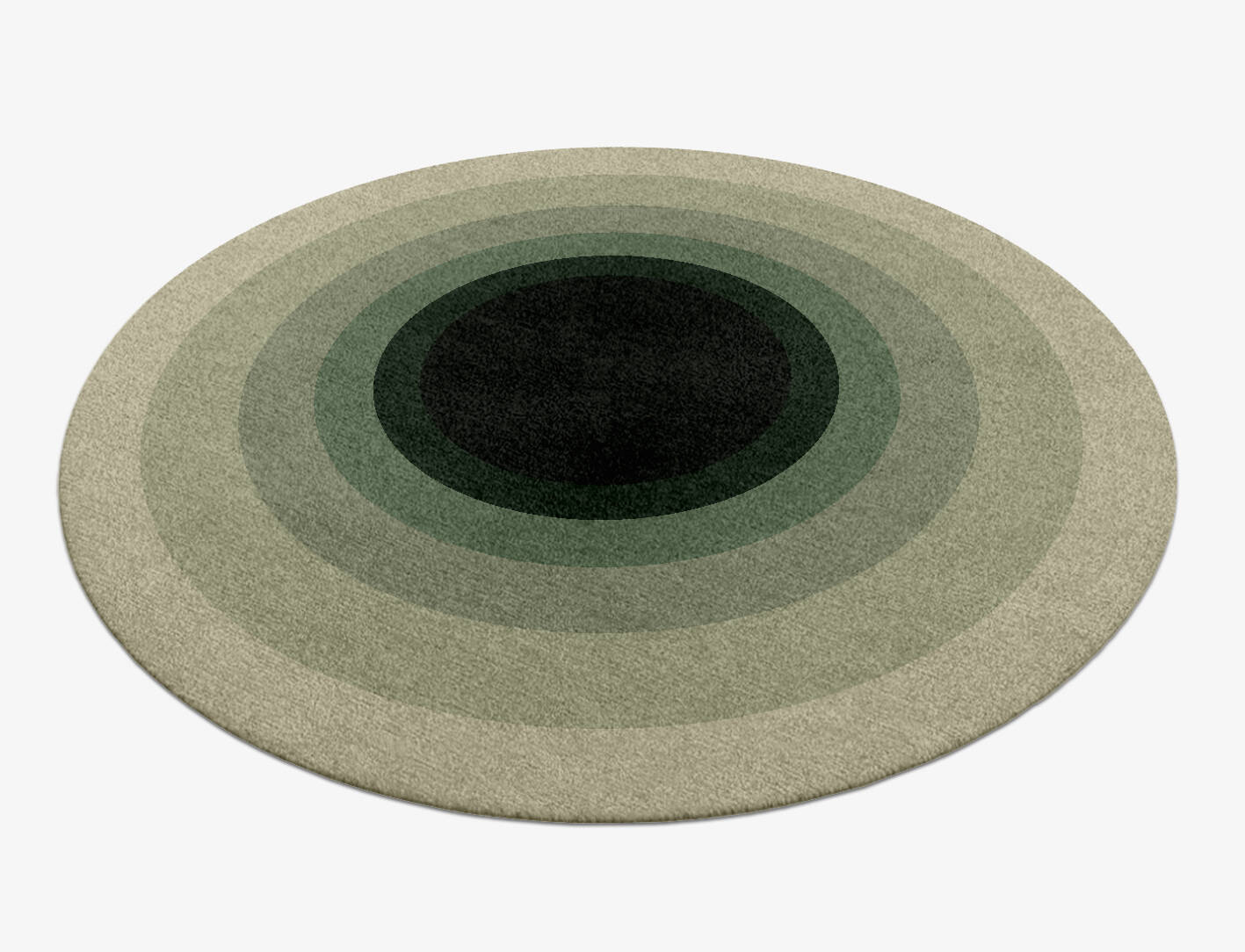 Blackwell Gradation Round Hand Knotted Tibetan Wool Custom Rug by Rug Artisan