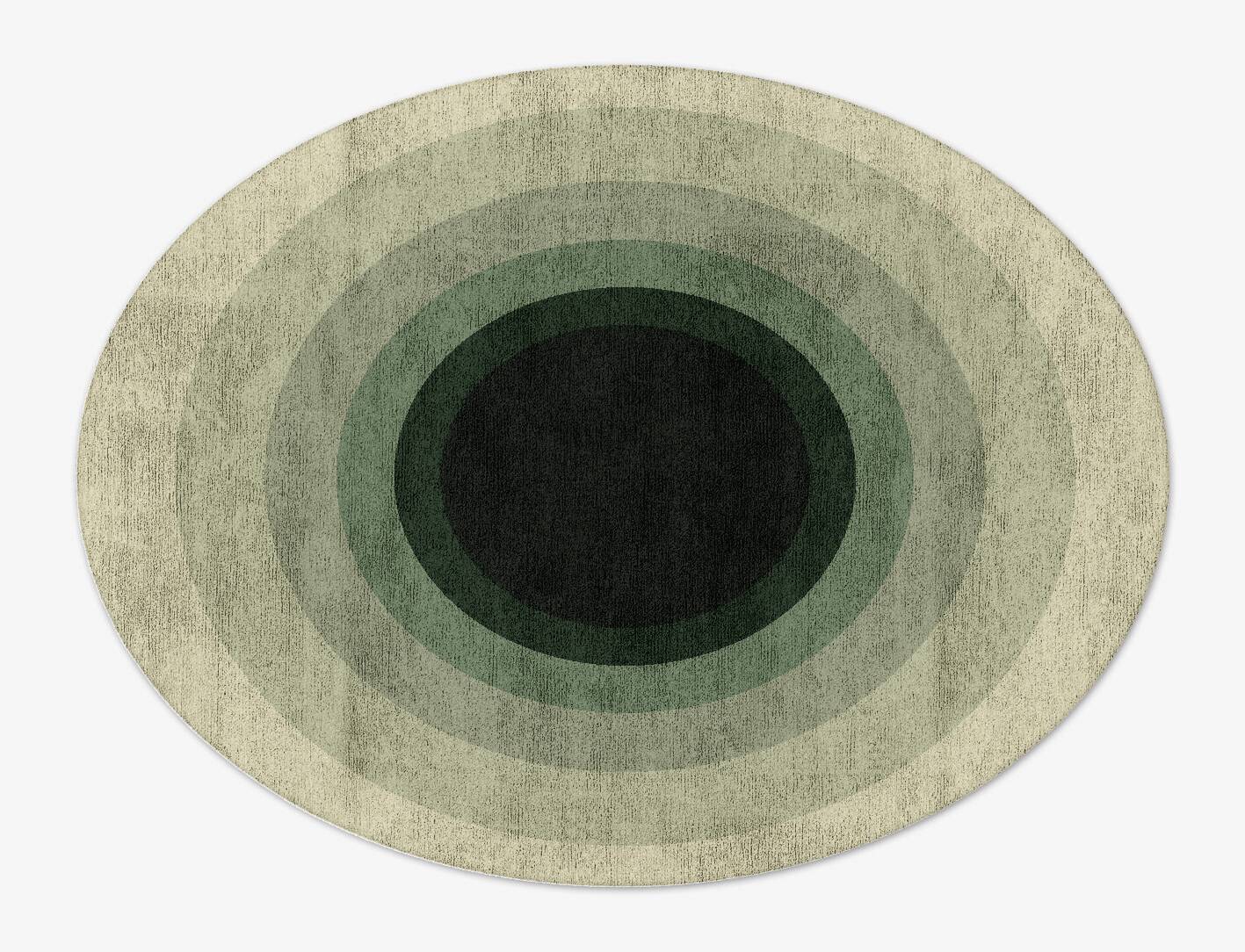 Blackwell Gradation Oval Hand Tufted Bamboo Silk Custom Rug by Rug Artisan