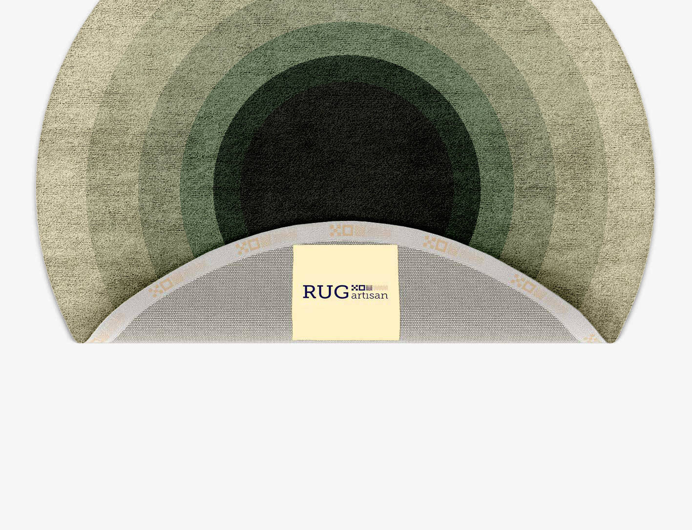 Blackwell Gradation Round Hand Tufted Bamboo Silk Custom Rug by Rug Artisan