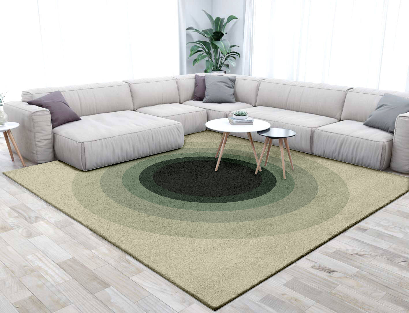 Blackwell Gradation Square Hand Tufted Pure Wool Custom Rug by Rug Artisan