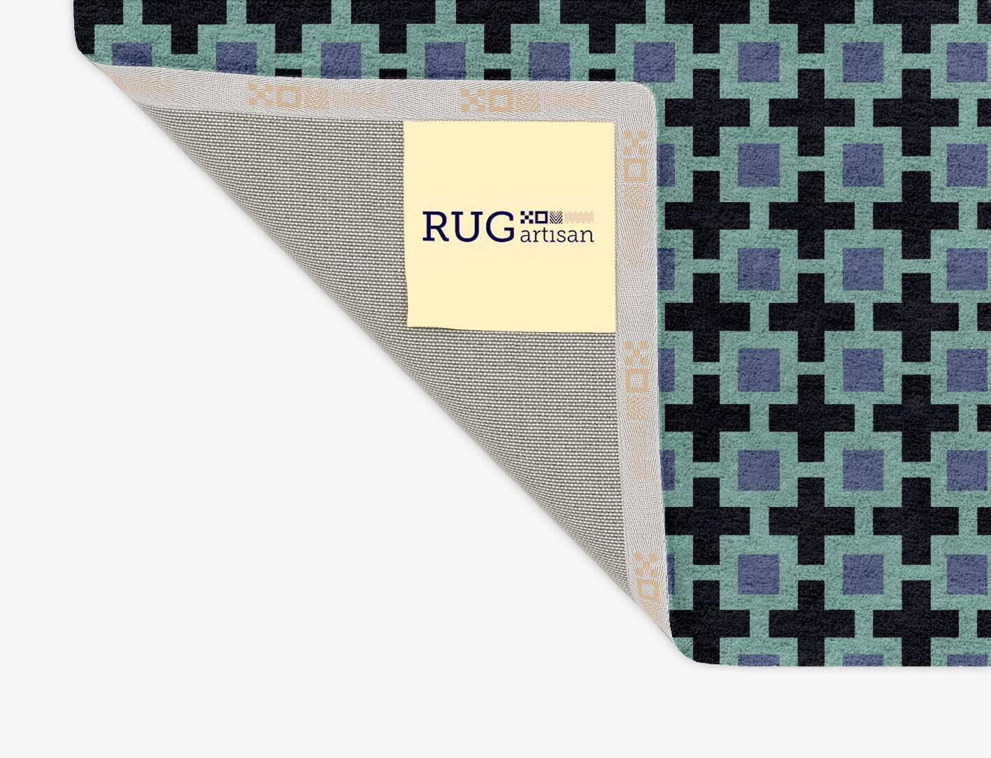 Blacross Geometric Rectangle Hand Tufted Pure Wool Custom Rug by Rug Artisan