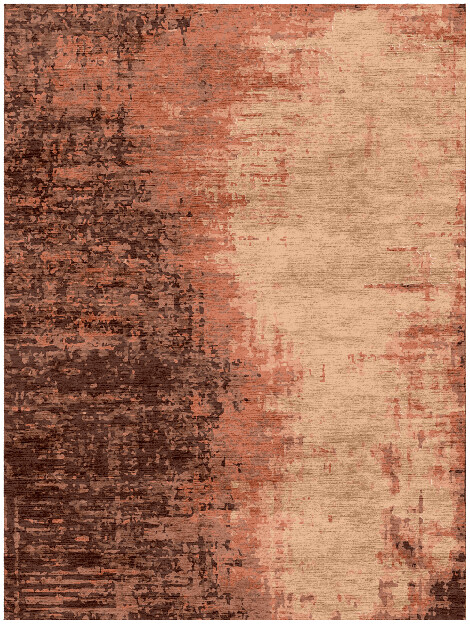 Blanch Gradation Rectangle Hand Knotted Bamboo Silk Custom Rug by Rug Artisan