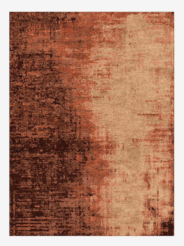 Blanch Gradation Rectangle Hand Knotted Bamboo Silk Custom Rug by Rug Artisan