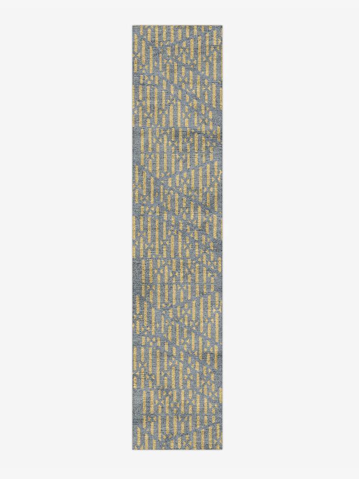 Blane  Runner Hand Knotted Bamboo Silk Custom Rug by Rug Artisan