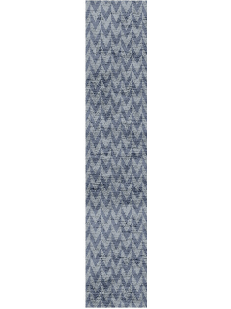 Blazon Geometric Runner Hand Knotted Bamboo Silk Custom Rug by Rug Artisan