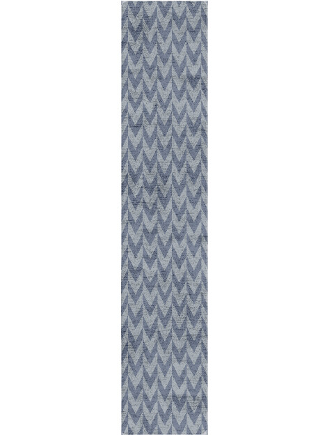 Blazon Geometric Runner Hand Tufted Bamboo Silk Custom Rug by Rug Artisan