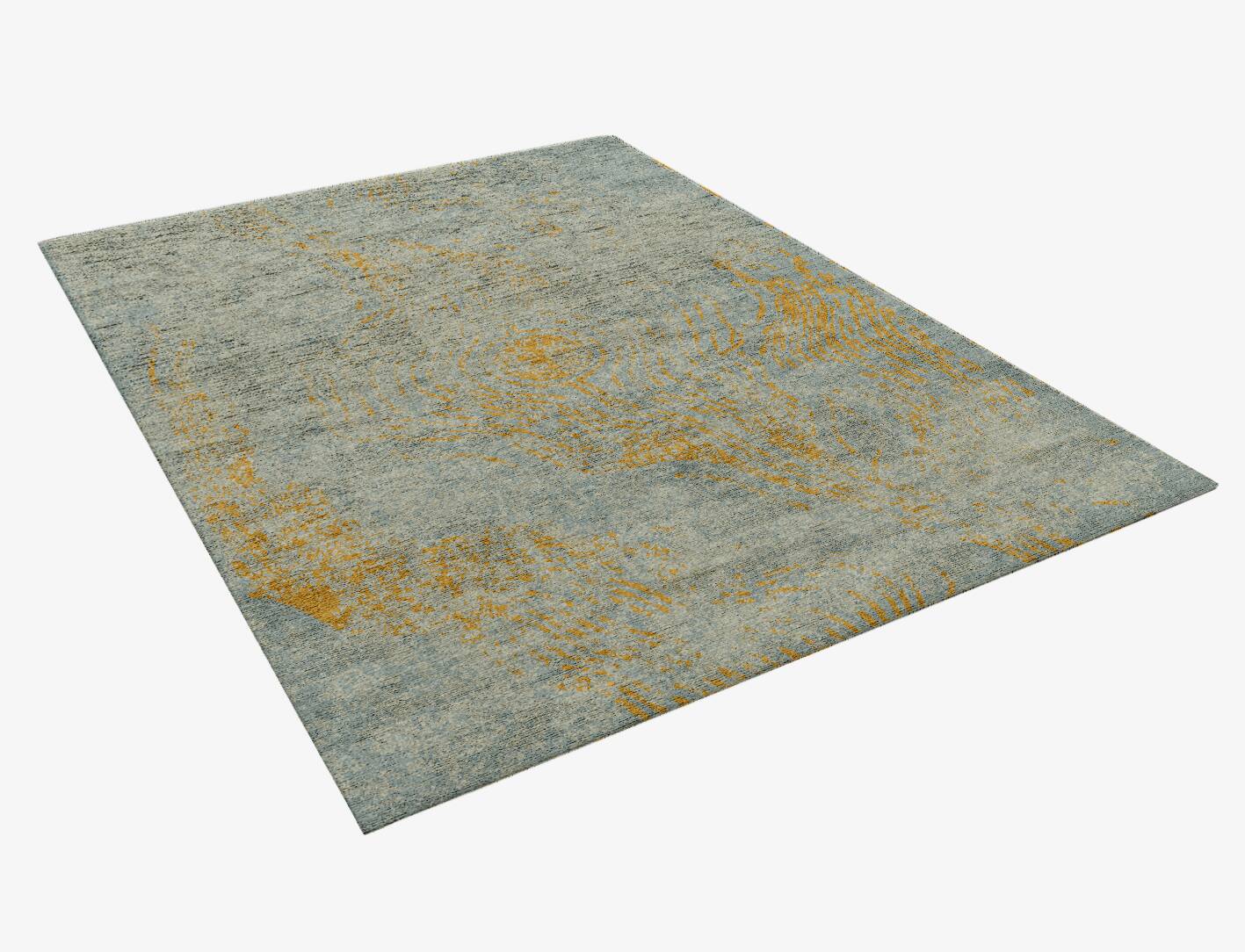 Blick  Rectangle Hand Knotted Bamboo Silk Custom Rug by Rug Artisan