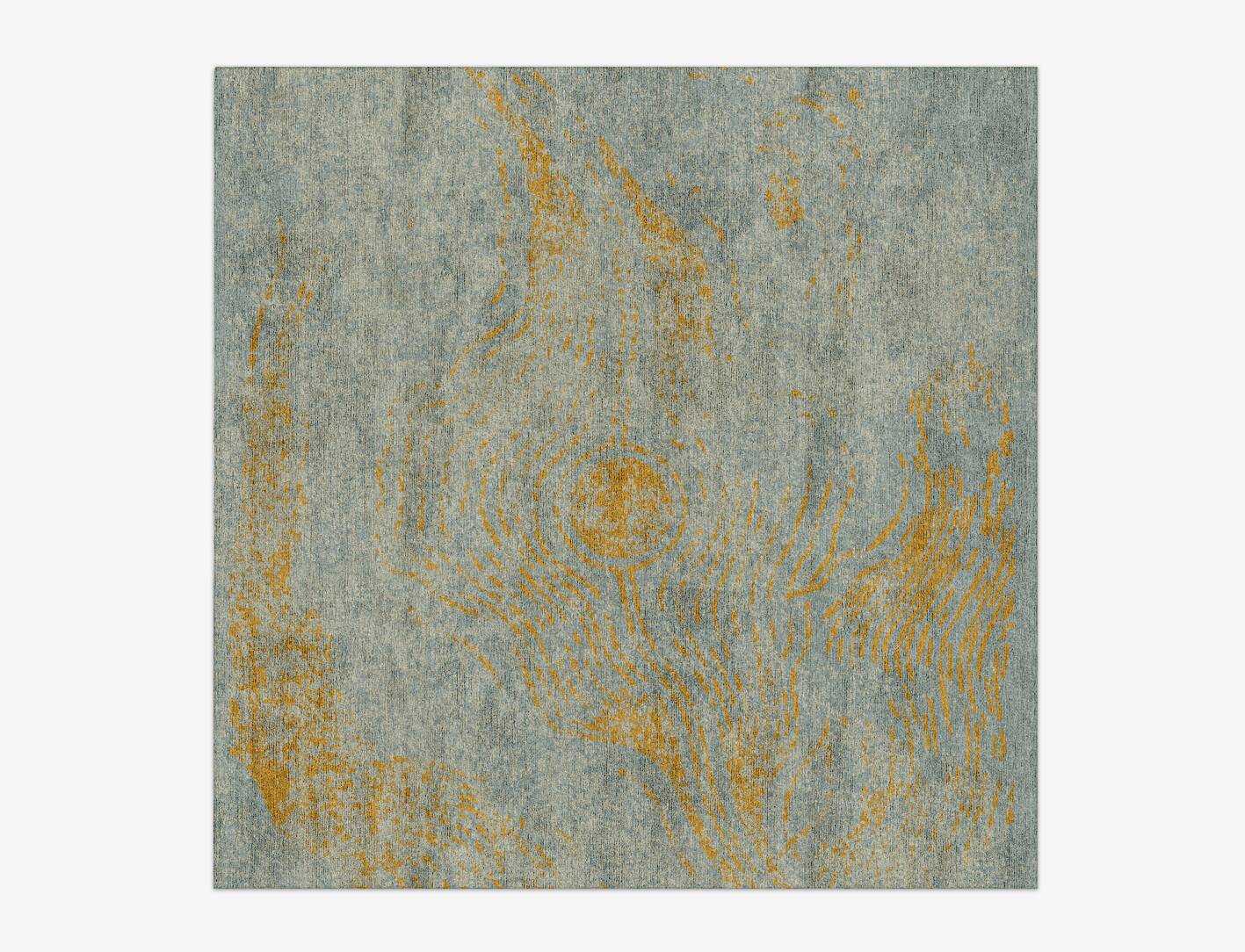 Blick  Square Hand Knotted Bamboo Silk Custom Rug by Rug Artisan