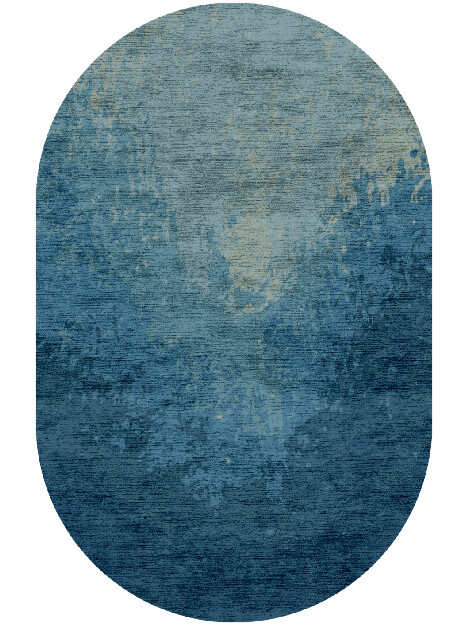 Blizzard Gradation Capsule Hand Knotted Bamboo Silk Custom Rug by Rug Artisan