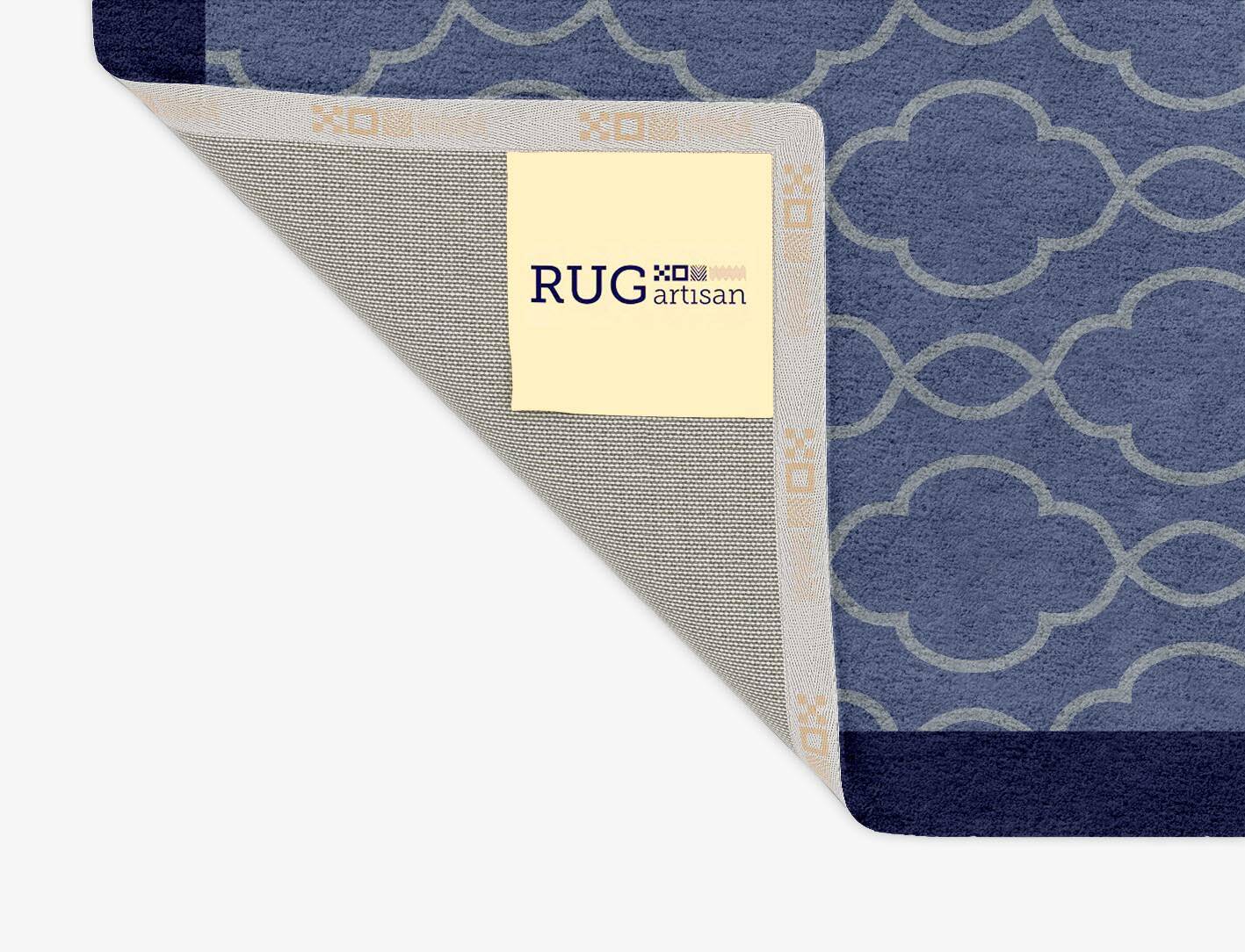 Bluejay Geometric Rectangle Hand Tufted Pure Wool Custom Rug by Rug Artisan