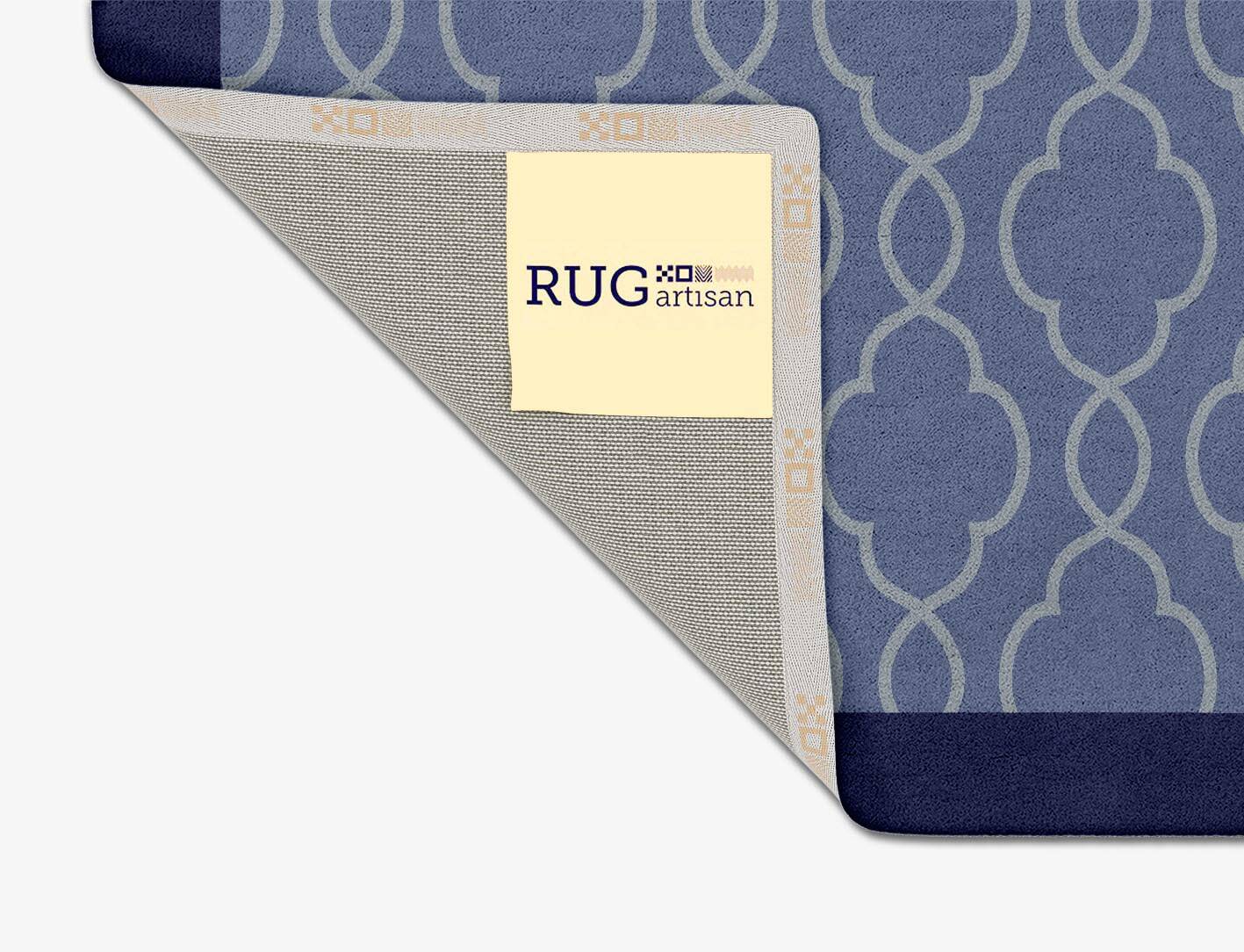 Bluejay Geometric Square Hand Tufted Pure Wool Custom Rug by Rug Artisan