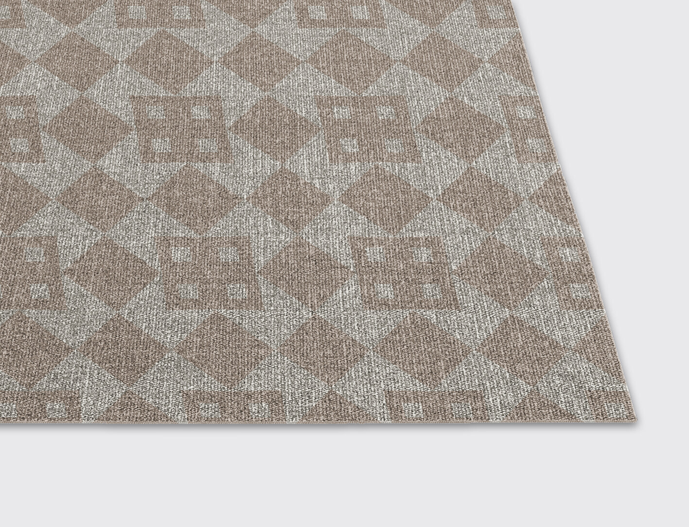 Board Geometric Rectangle Flatweave New Zealand Wool Custom Rug by Rug Artisan