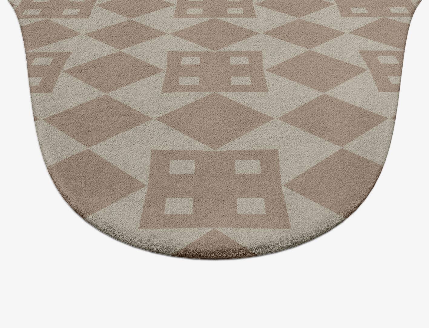 Board Geometric Drop Hand Tufted Pure Wool Custom Rug by Rug Artisan