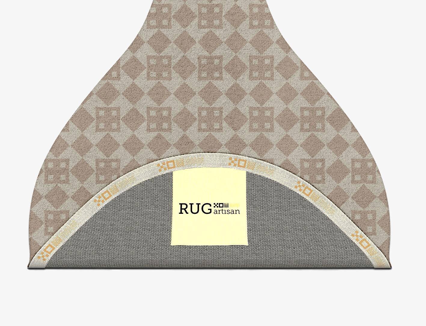 Board Geometric Drop Hand Tufted Pure Wool Custom Rug by Rug Artisan