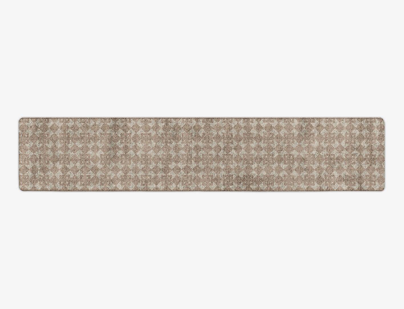Board Geometric Runner Hand Tufted Bamboo Silk Custom Rug by Rug Artisan