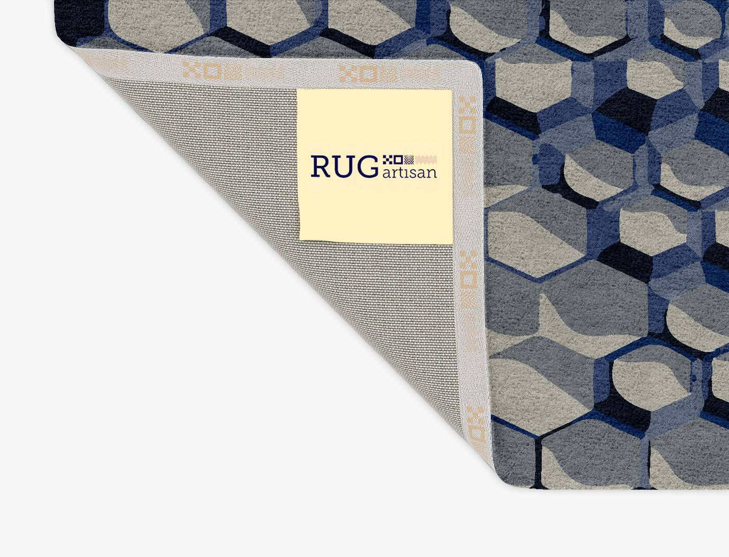 Bobbinet Modern Geometrics Rectangle Hand Tufted Pure Wool Custom Rug by Rug Artisan