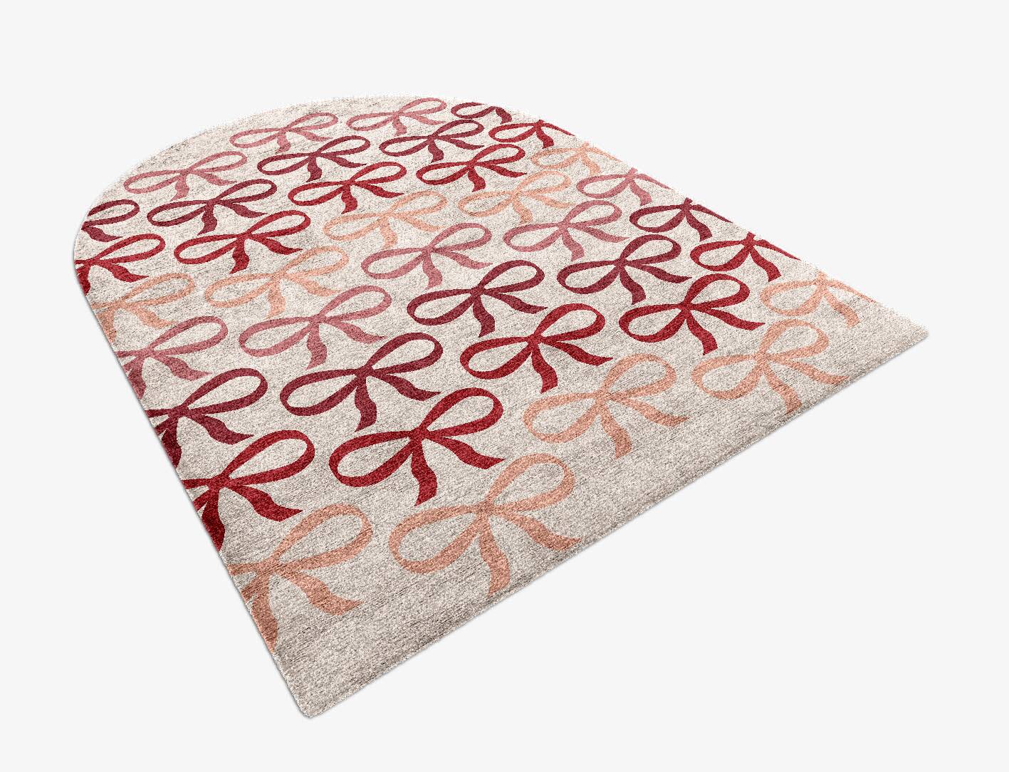 Bowled Kids Arch Hand Knotted Bamboo Silk Custom Rug by Rug Artisan