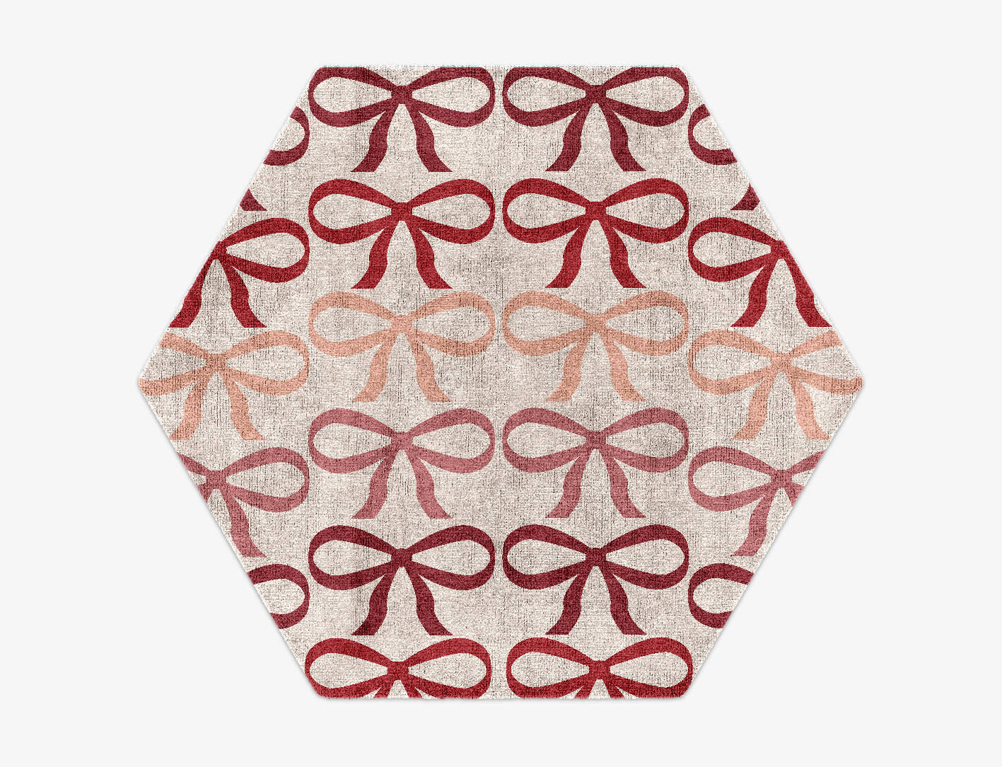 Bowled Kids Hexagon Hand Knotted Bamboo Silk Custom Rug by Rug Artisan