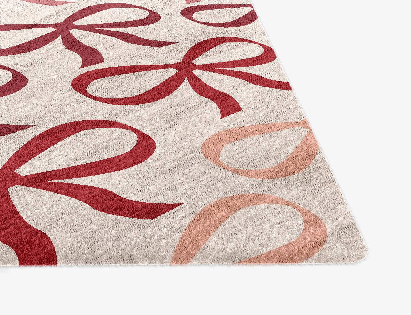 Bowled Kids Ogee Hand Knotted Bamboo Silk Custom Rug by Rug Artisan