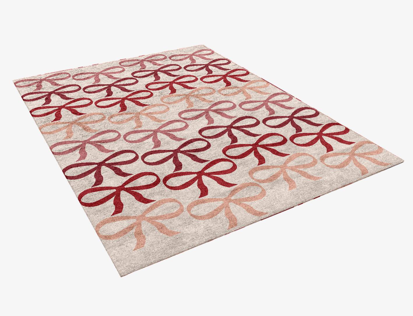 Bowled Kids Rectangle Hand Knotted Bamboo Silk Custom Rug by Rug Artisan