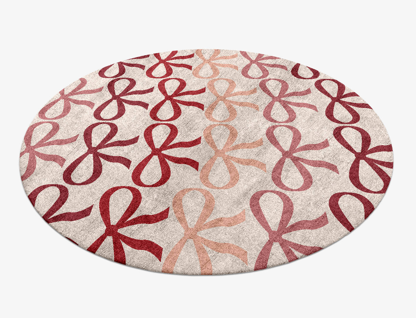 Bowled Kids Round Hand Knotted Bamboo Silk Custom Rug by Rug Artisan