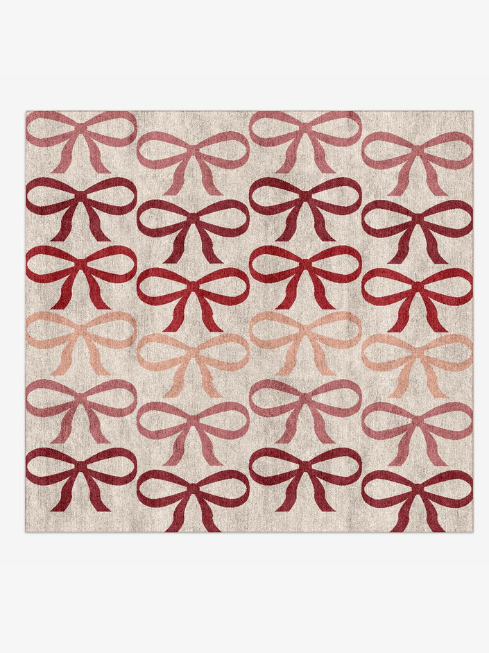 Bowled Kids Square Hand Knotted Bamboo Silk Custom Rug by Rug Artisan