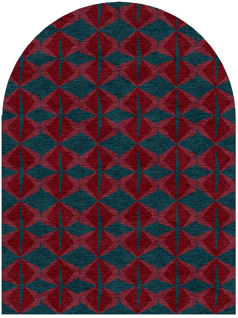 Bowties Modern Geometrics Arch Hand Knotted Tibetan Wool Custom Rug by Rug Artisan