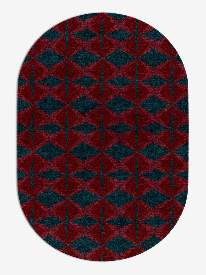 Bowties Modern Geometrics Capsule Hand Knotted Tibetan Wool Custom Rug by Rug Artisan