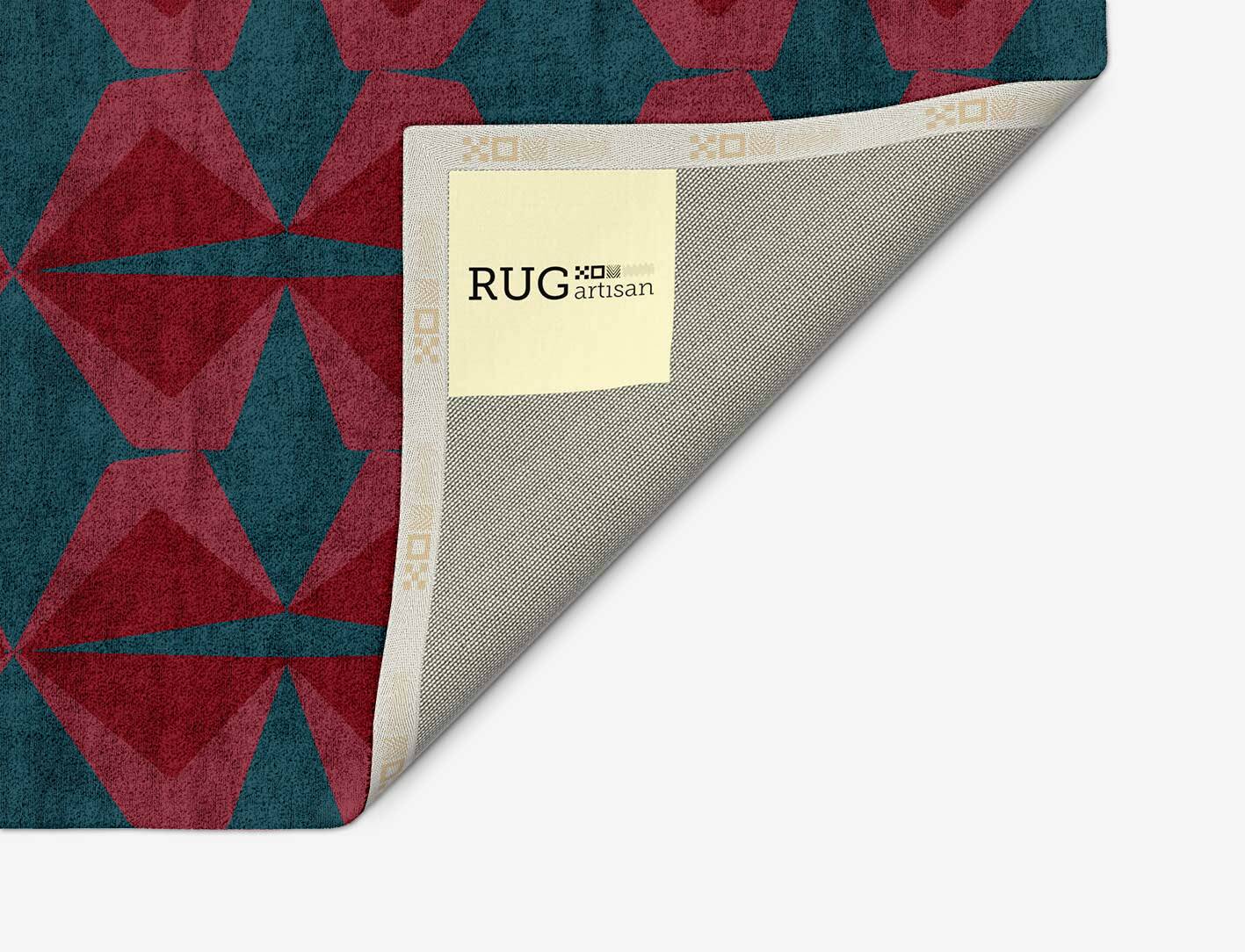 Bowties Modern Geometrics Arch Hand Tufted Bamboo Silk Custom Rug by Rug Artisan