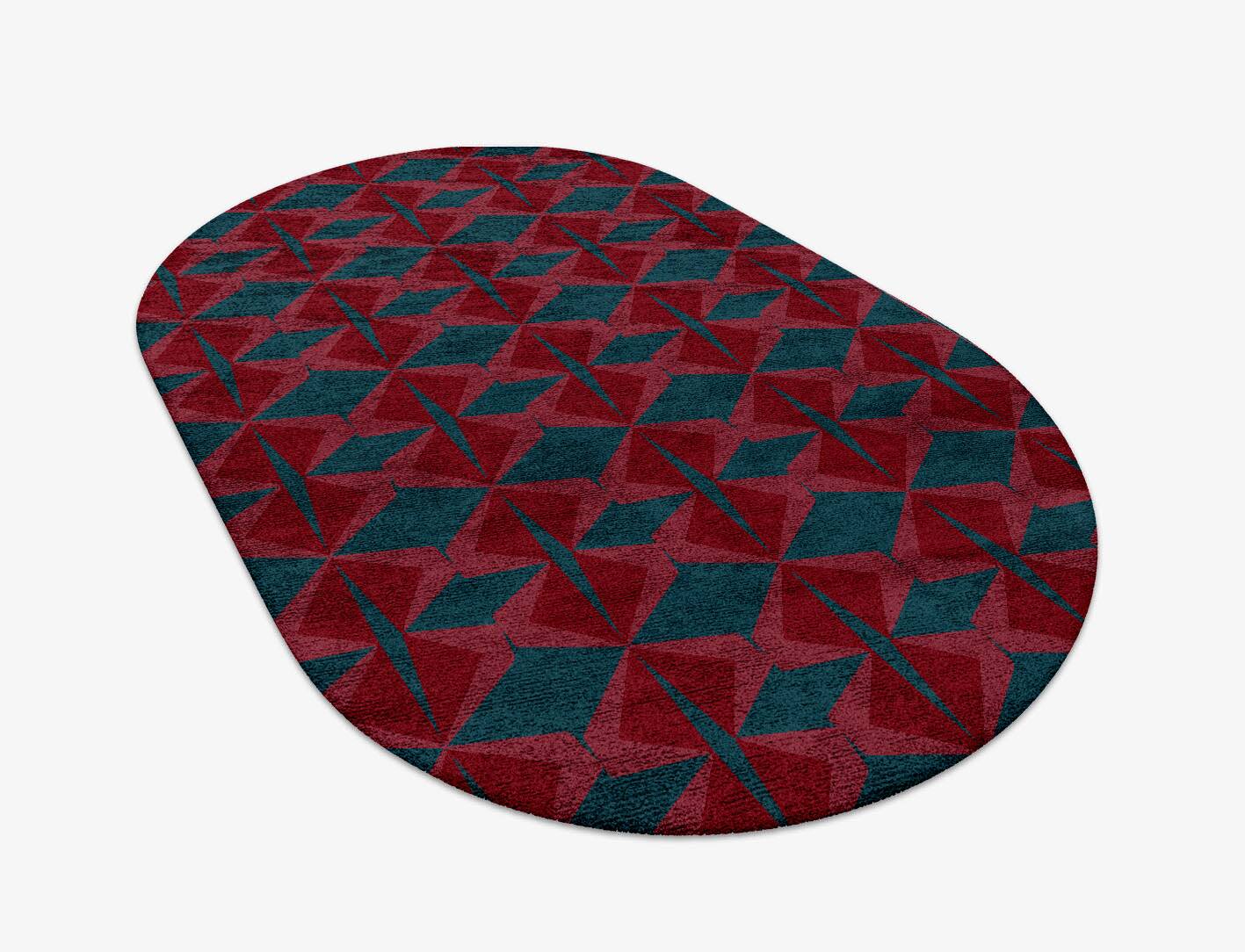 Bowties Modern Geometrics Capsule Hand Tufted Bamboo Silk Custom Rug by Rug Artisan