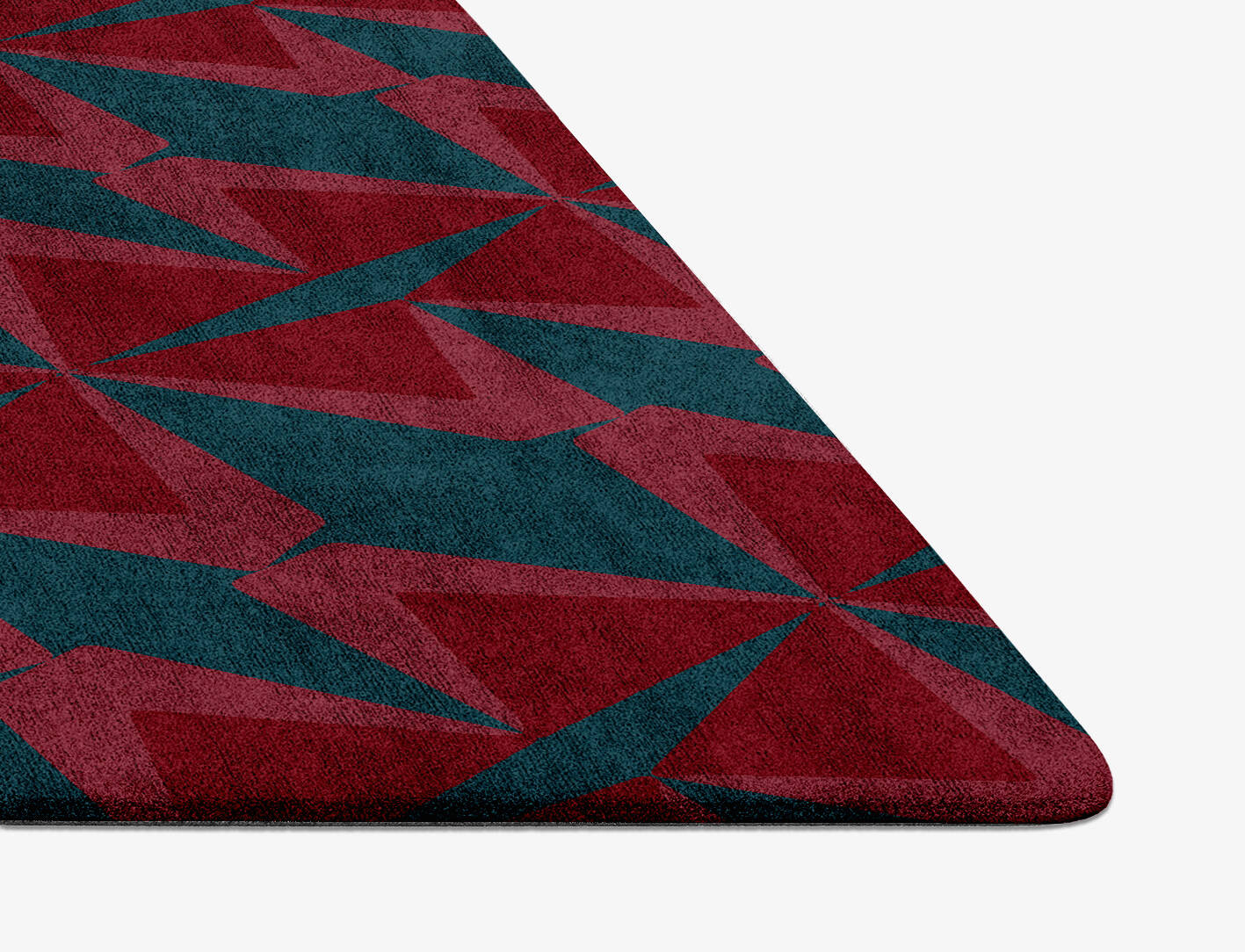 Bowties Modern Geometrics Diamond Hand Tufted Bamboo Silk Custom Rug by Rug Artisan