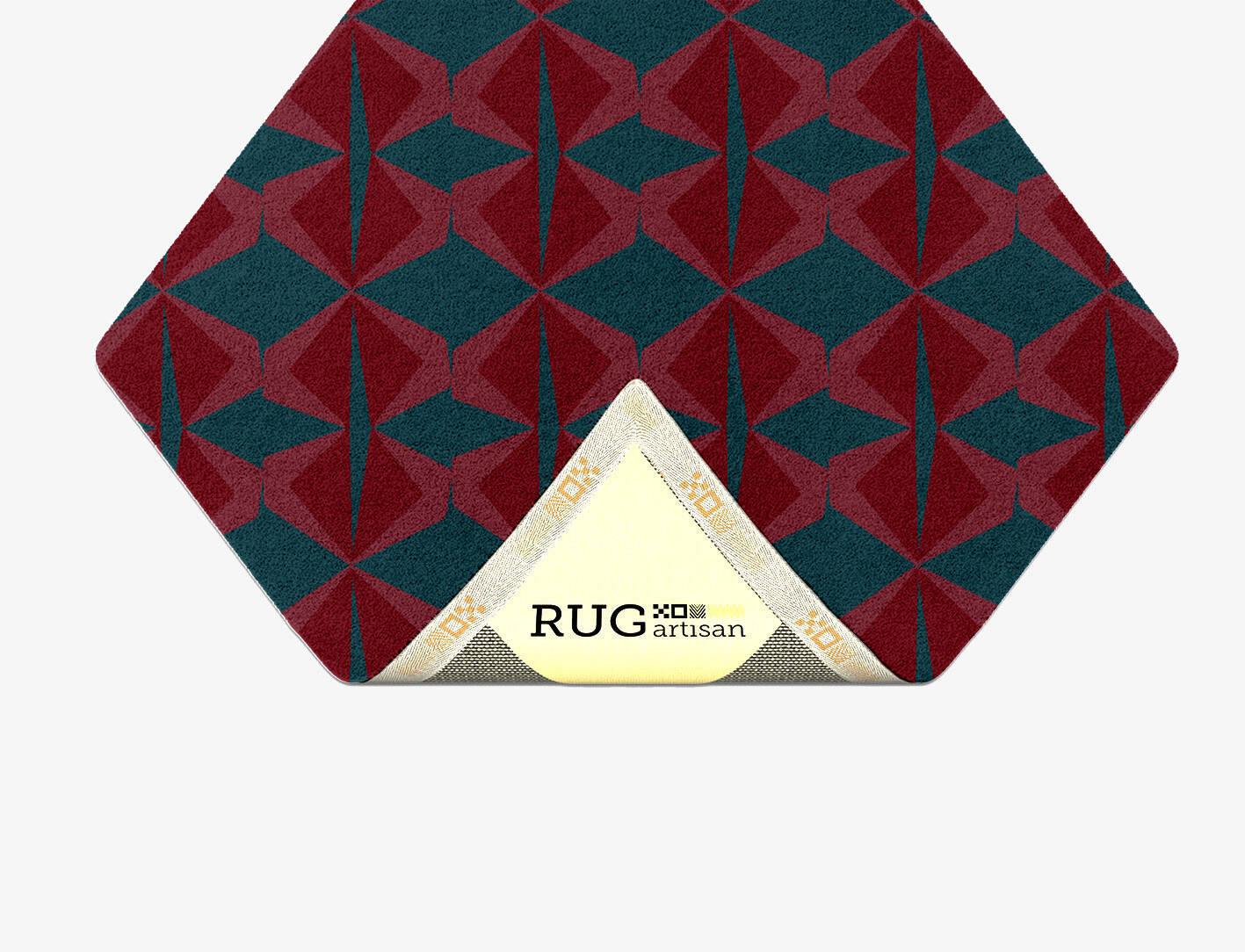 Bowties Modern Geometrics Diamond Hand Tufted Pure Wool Custom Rug by Rug Artisan