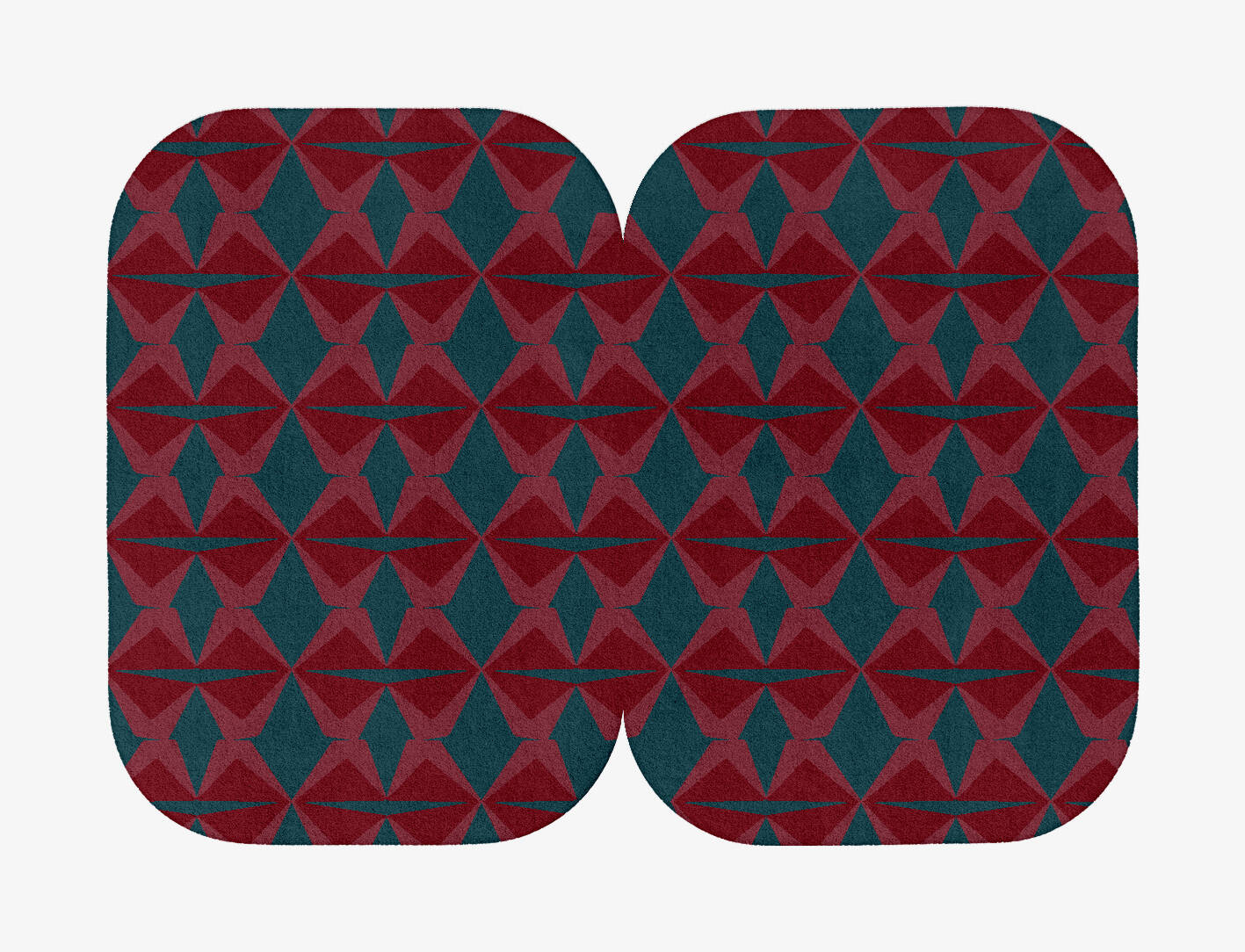 Bowties Modern Geometrics Eight Hand Tufted Pure Wool Custom Rug by Rug Artisan