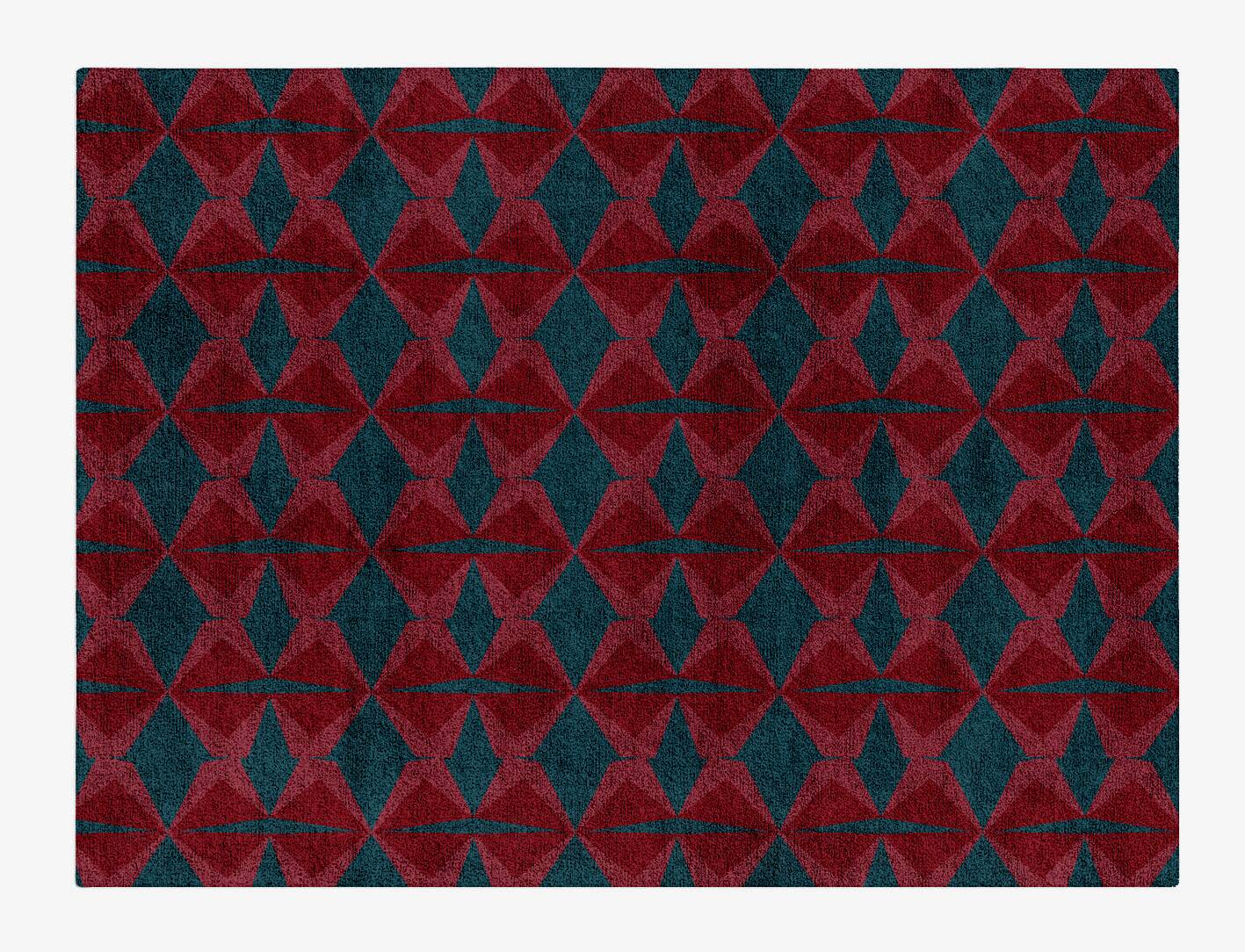 Bowties Modern Geometrics Rectangle Hand Tufted Bamboo Silk Custom Rug by Rug Artisan