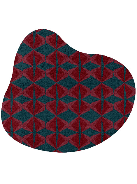 Bowties Modern Geometrics Splash Hand Tufted Pure Wool Custom Rug by Rug Artisan