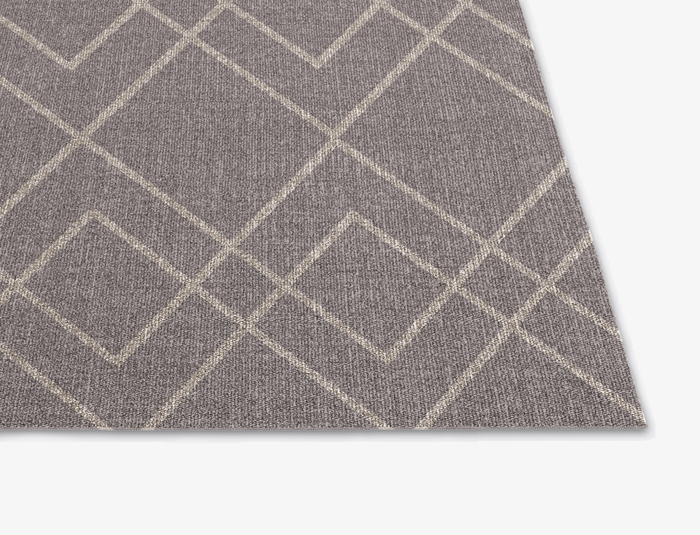 Braid Minimalist Square Flatweave New Zealand Wool Custom Rug by Rug Artisan