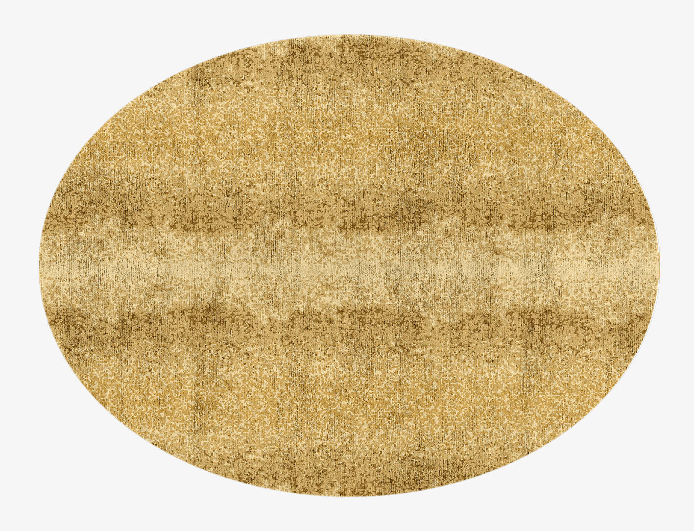 Brampton Gradation Oval Hand Knotted Bamboo Silk Custom Rug by Rug Artisan