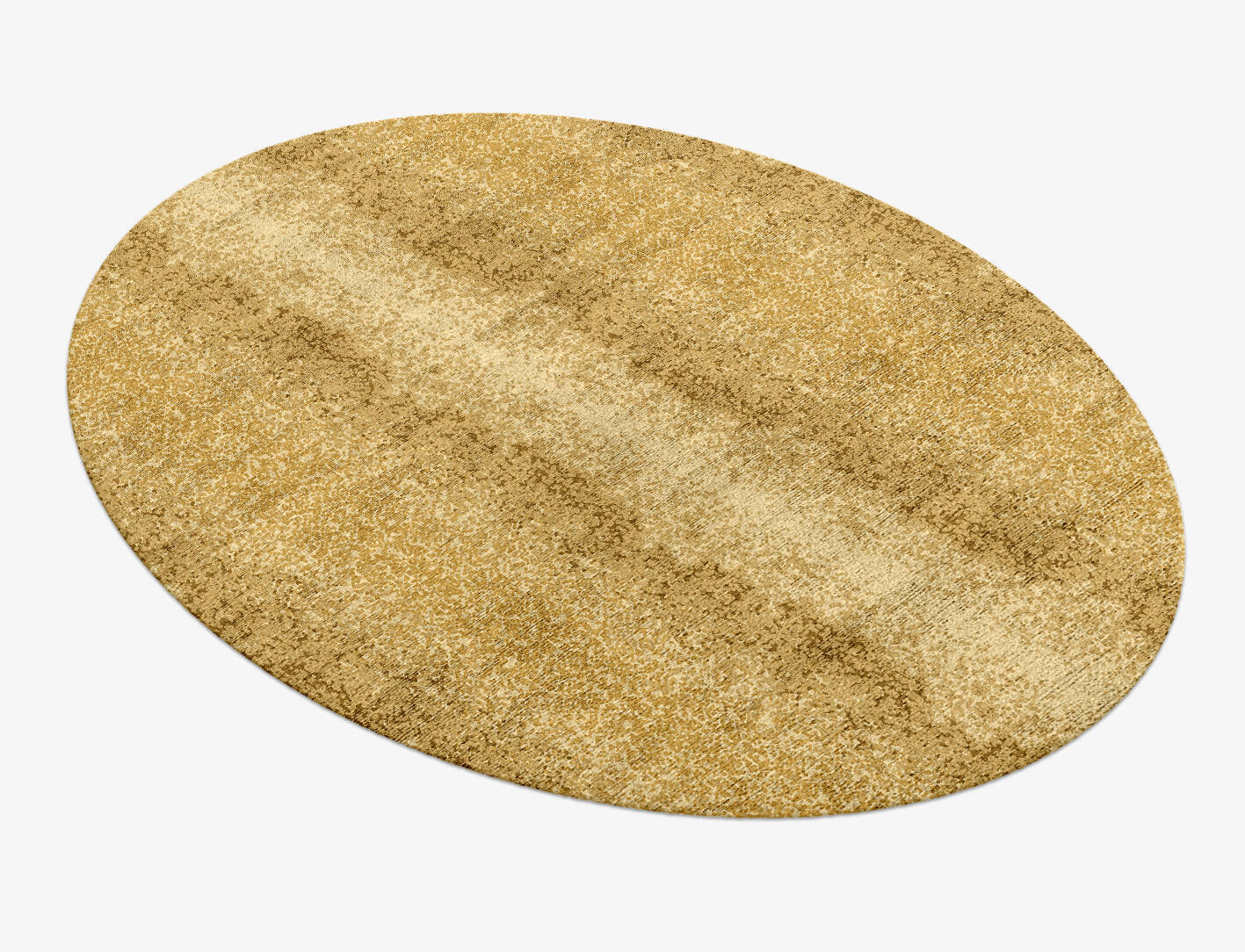 Brampton Gradation Oval Hand Knotted Bamboo Silk Custom Rug by Rug Artisan