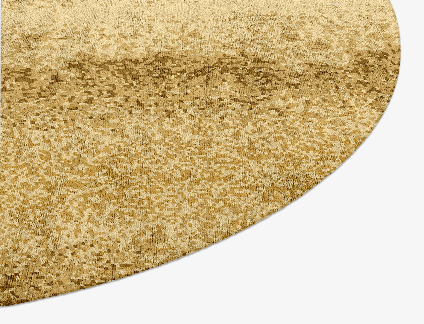 Brampton Gradation Oval Hand Knotted Bamboo Silk Custom Rug by Rug Artisan