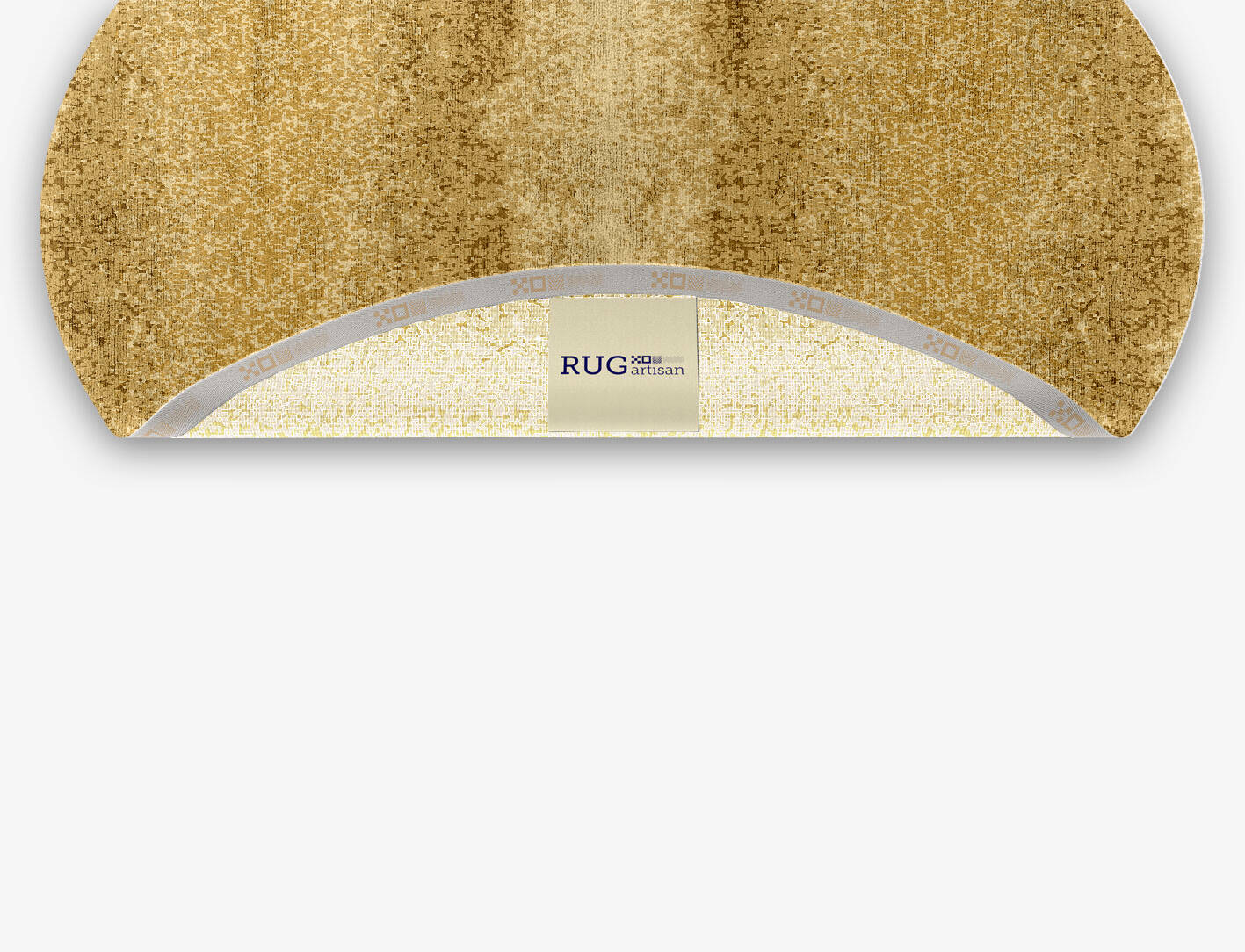Brampton Gradation Oval Hand Knotted Bamboo Silk Custom Rug by Rug Artisan