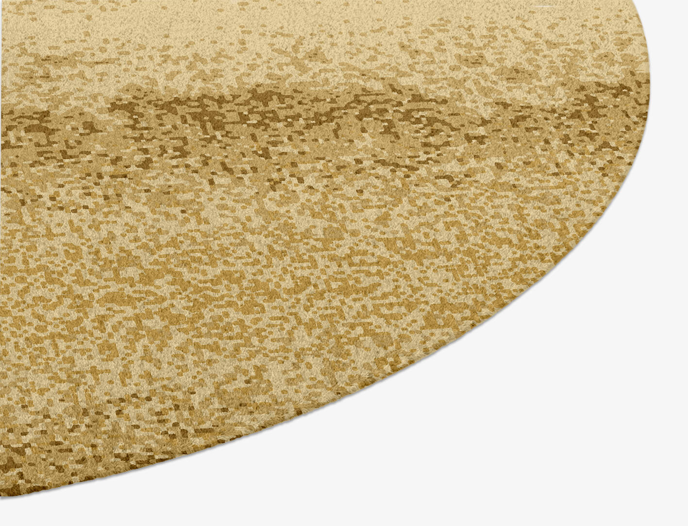 Brampton Gradation Oval Hand Knotted Tibetan Wool Custom Rug by Rug Artisan