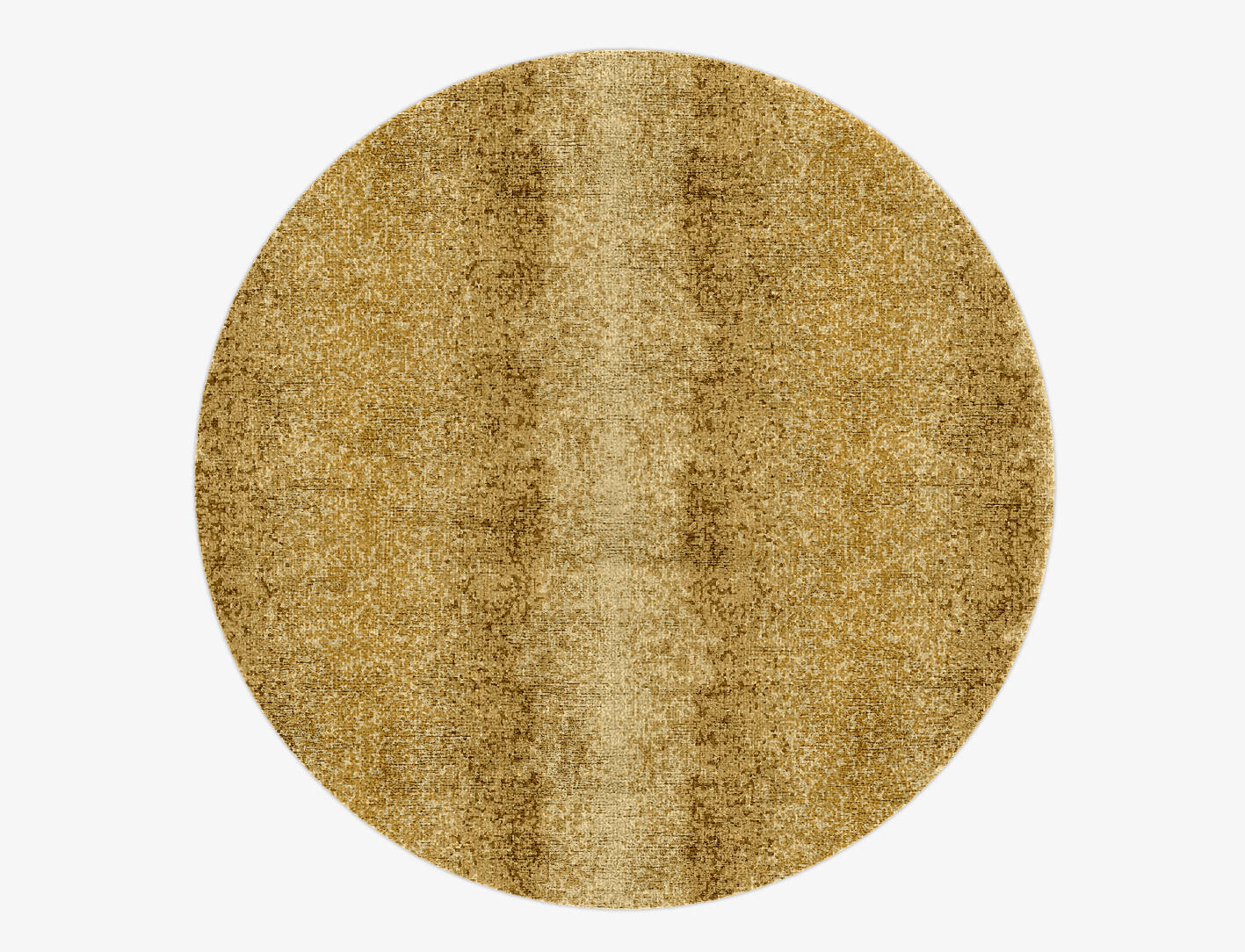 Brampton Gradation Round Hand Knotted Bamboo Silk Custom Rug by Rug Artisan